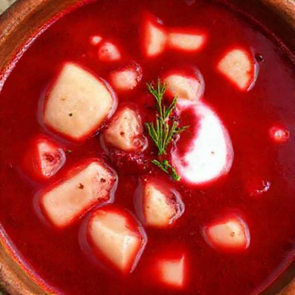 Борщ с Мучными Клецками