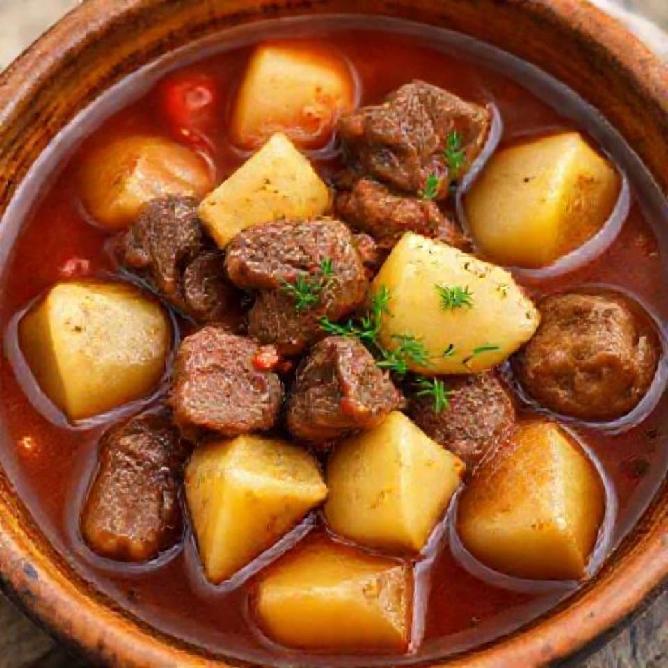 Классическое Мясо с Картошкой