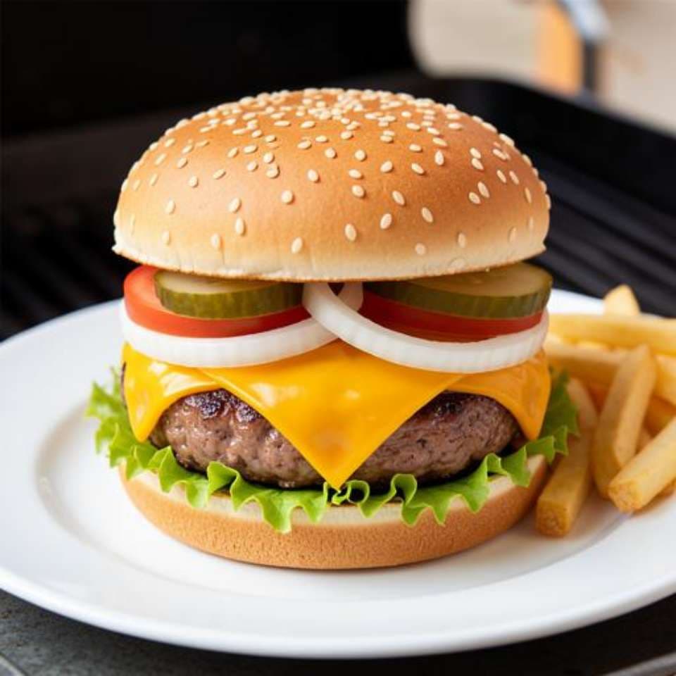 Classic American Cheeseburger