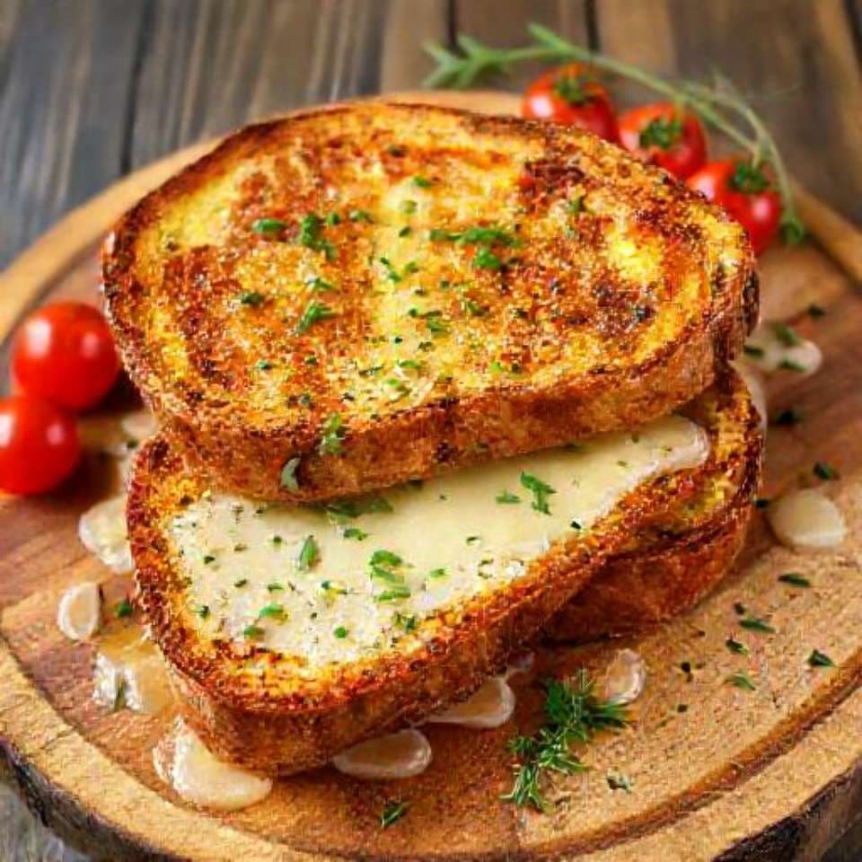 Savory French Toast with Herbs and Cheese