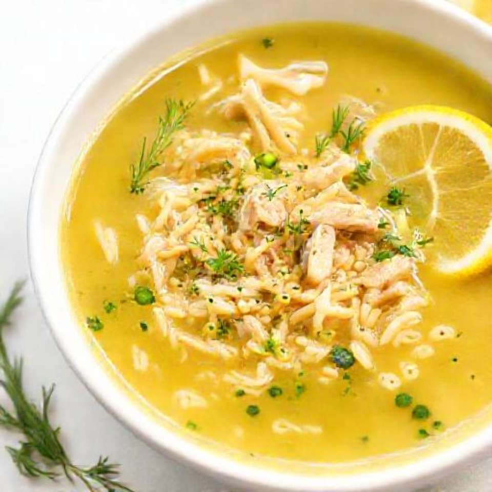 Quick Lemon Herb Chicken Soup