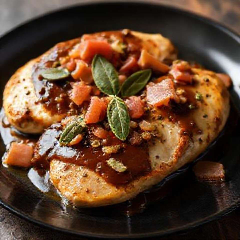 Chicken Marsala with Prosciutto and Sage