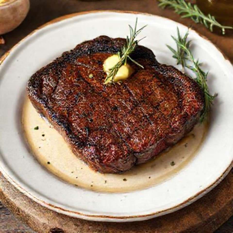 Classic Pan-Seared Ribeye Steak