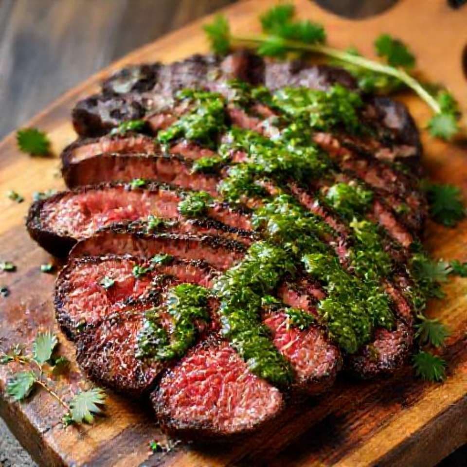 Ribeye Steak with Chimichurri Sauce