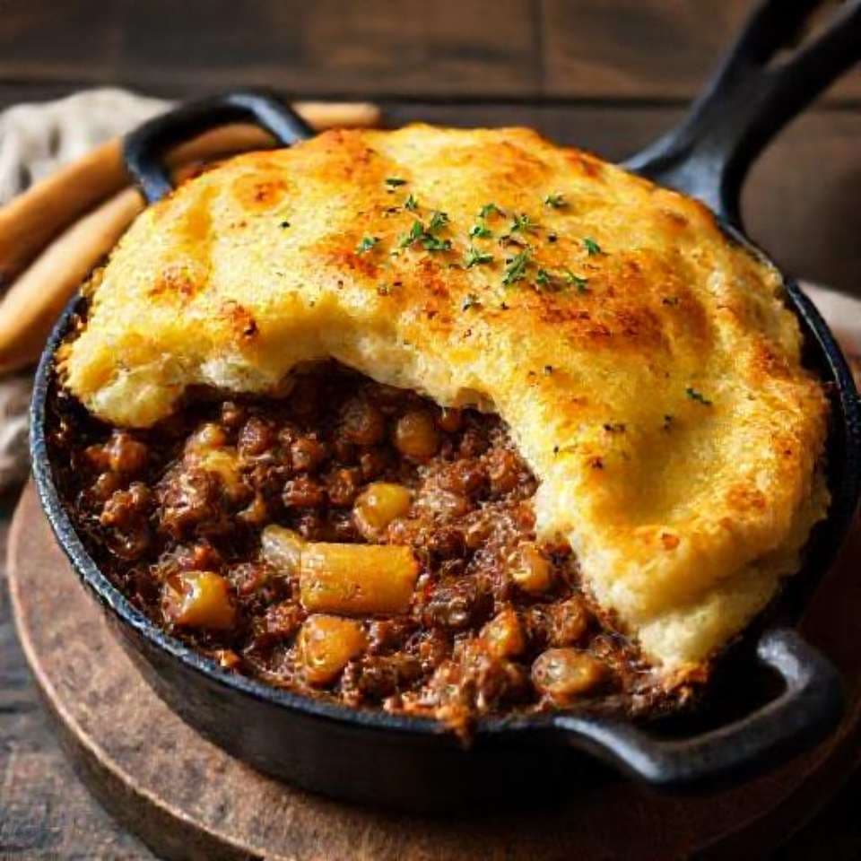 Irish Cottage Pie with Root Vegetables