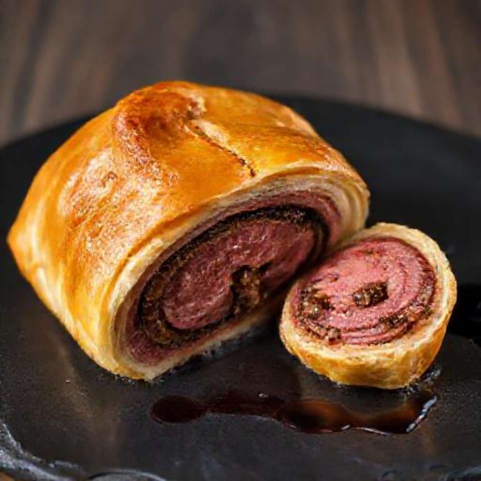 Beef Wellington with Mushroom and Prosciutto