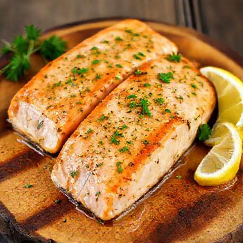 Quick Garlic Butter Baked Salmon