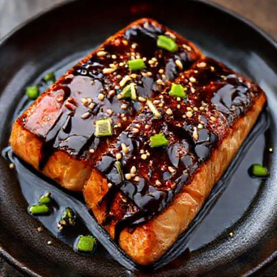 Miso-Glazed Baked Salmon