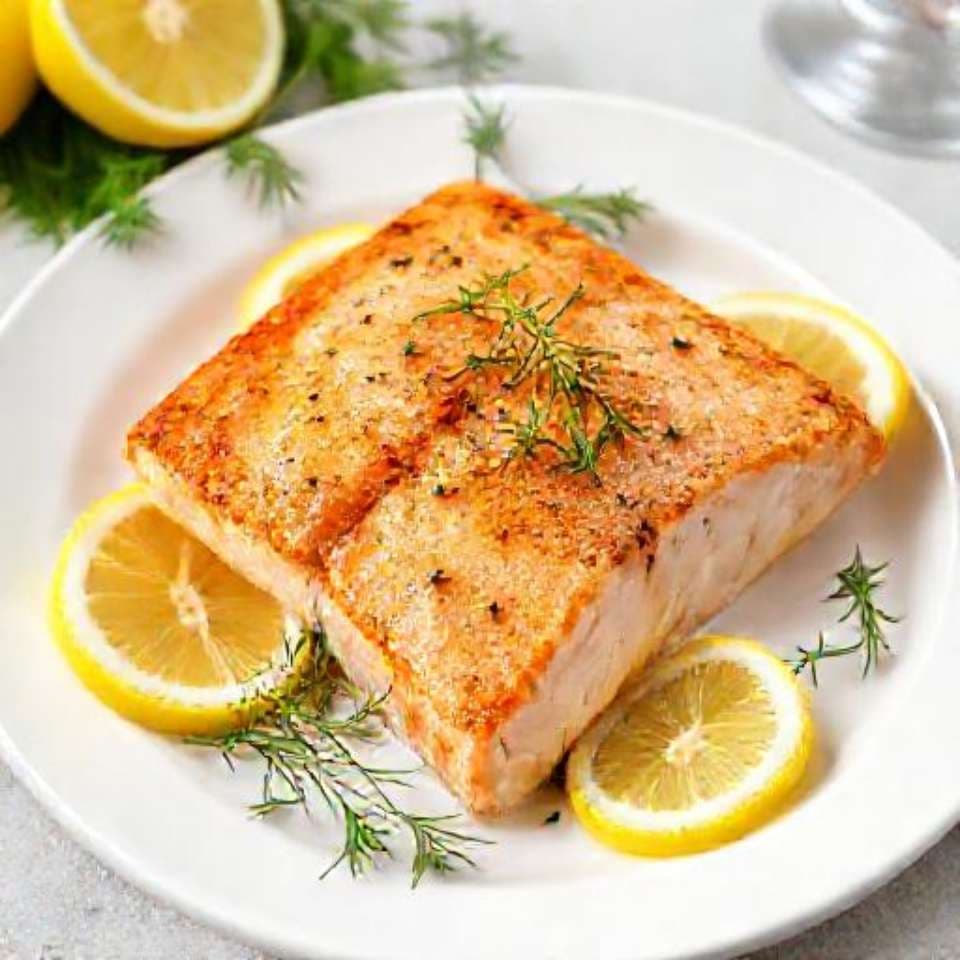 Classic Baked Salmon with Lemon and Dill