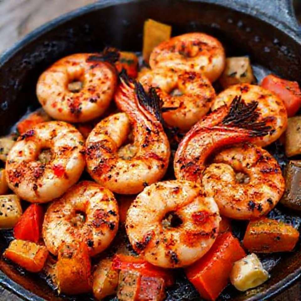 Spicy Cajun Grilled Shrimp