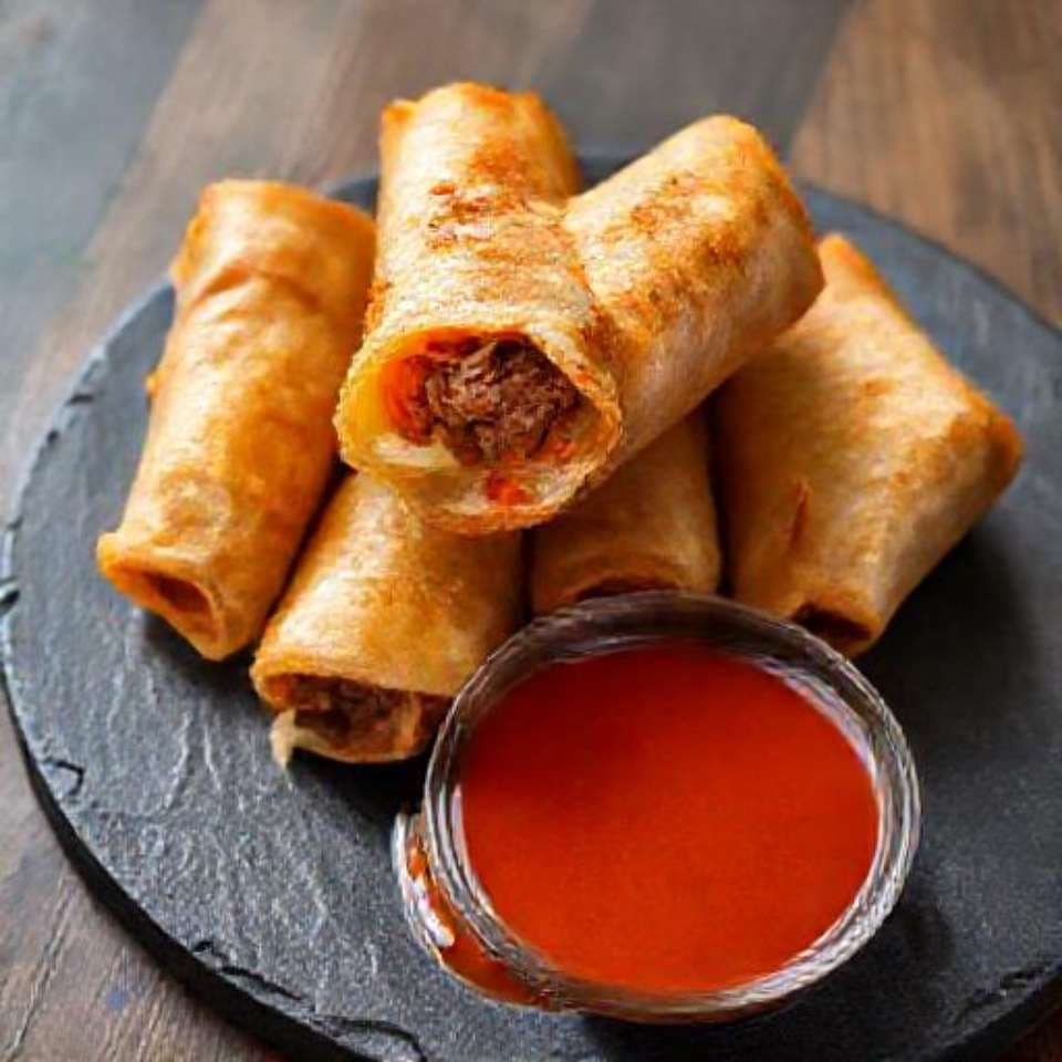 Quick & Easy Pan-Fried Spring Rolls