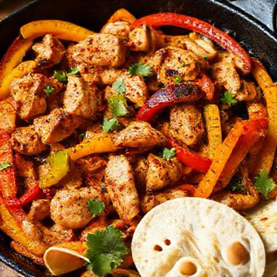 Spicy Chicken Fajitas