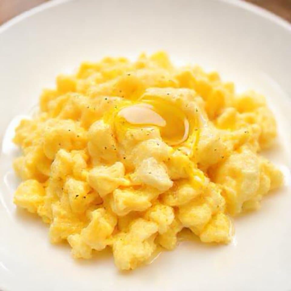 Huevos Revueltos con Aceite de Oliva