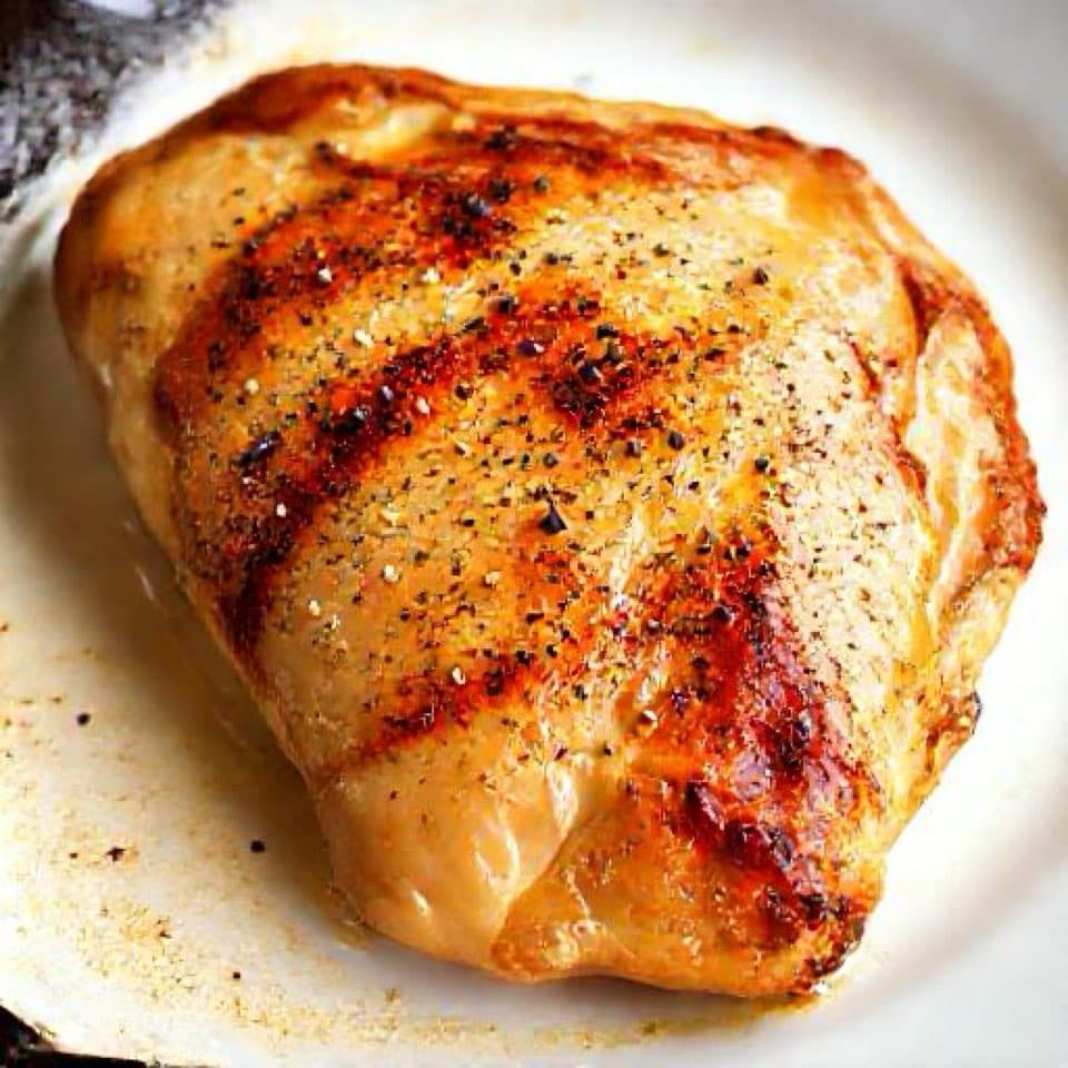 Pan-Seared Chicken Breast with Salt and Pepper
