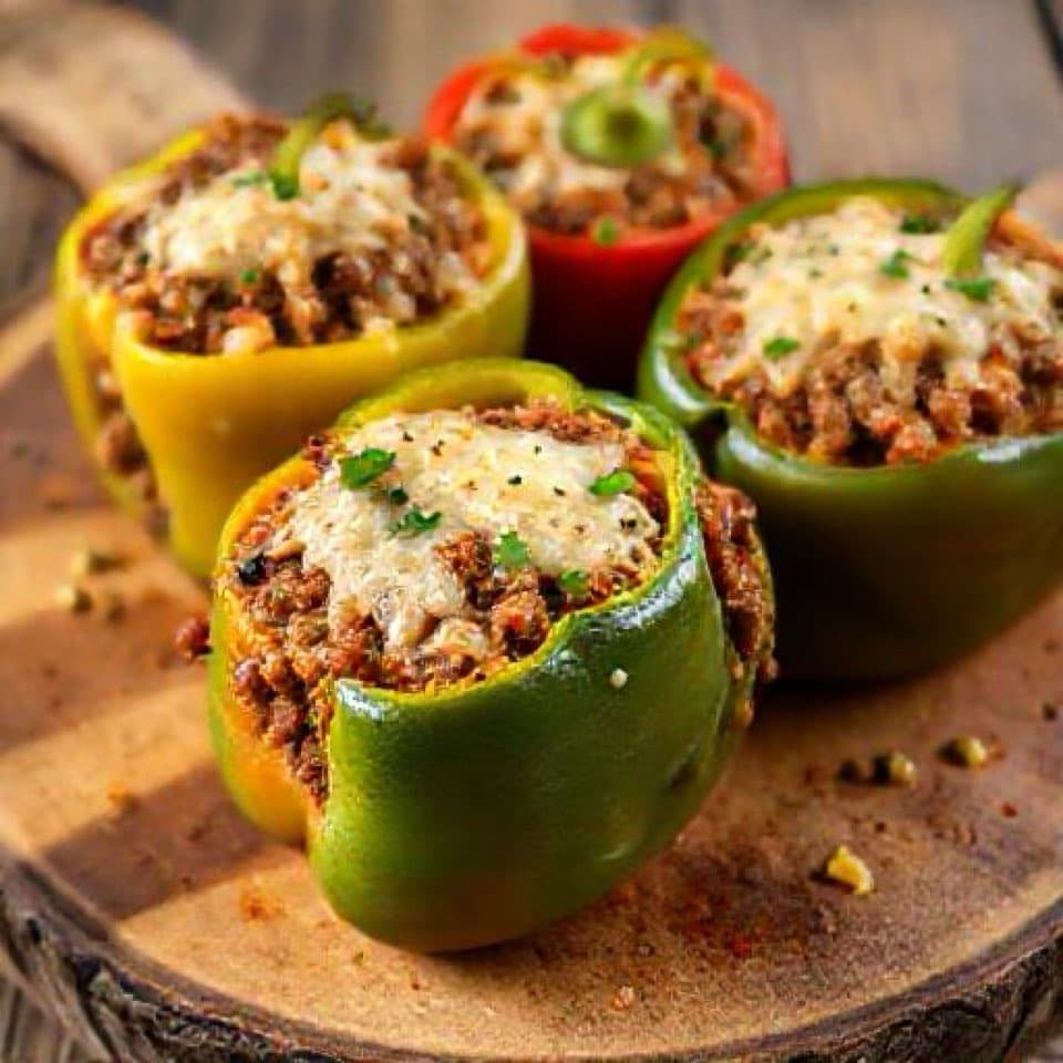 Cheesesteak Stuffed Bell Peppers