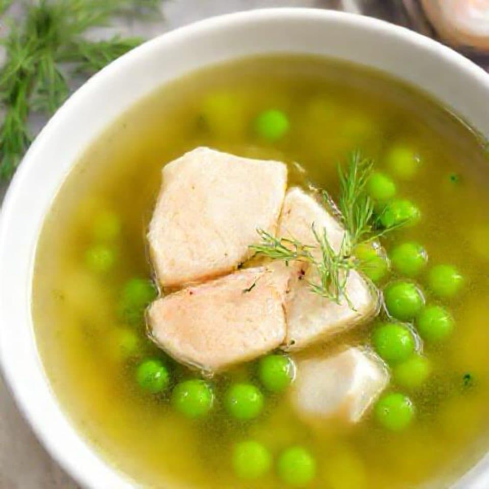 Рыбный суп с горохом