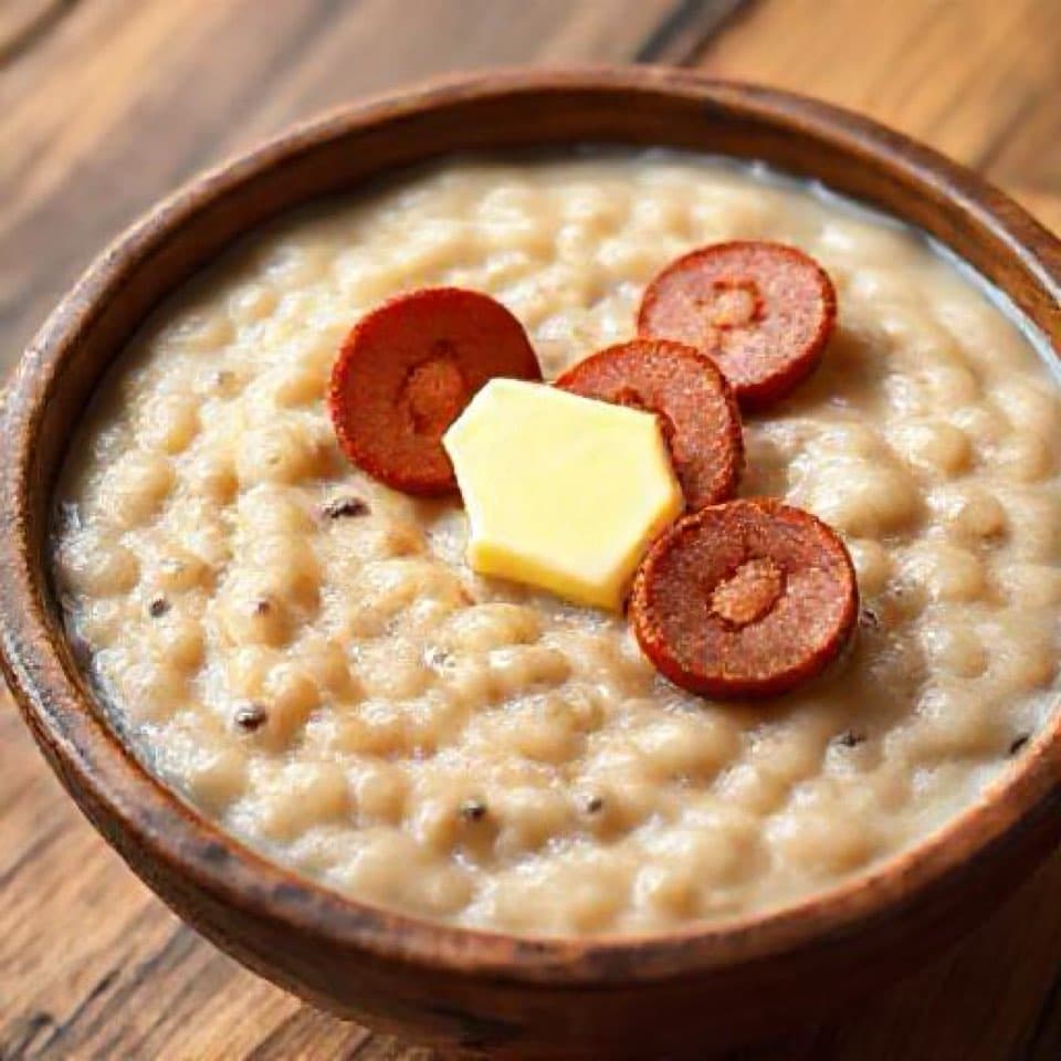 Гречневая каша с сосисками
