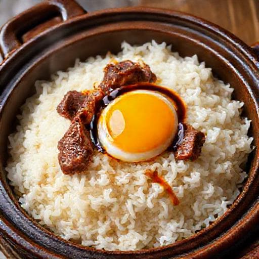 經典窩蛋牛肉煲仔飯