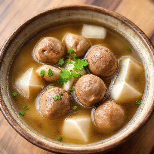 經典蘿蔔丸子湯