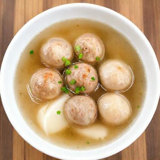 快速蘿蔔丸子湯
