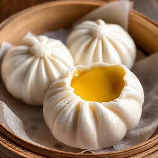 经典奶黄包