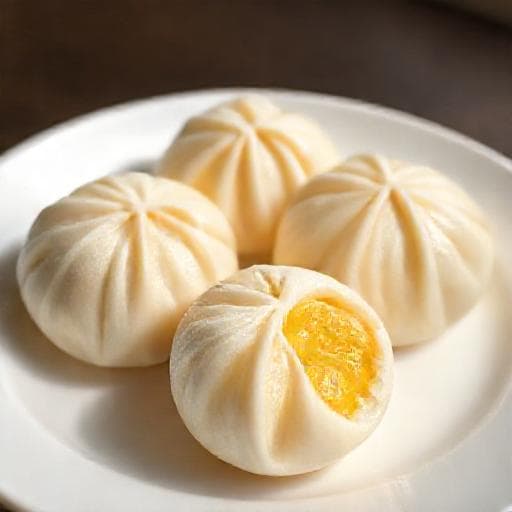 简易快手奶黄包