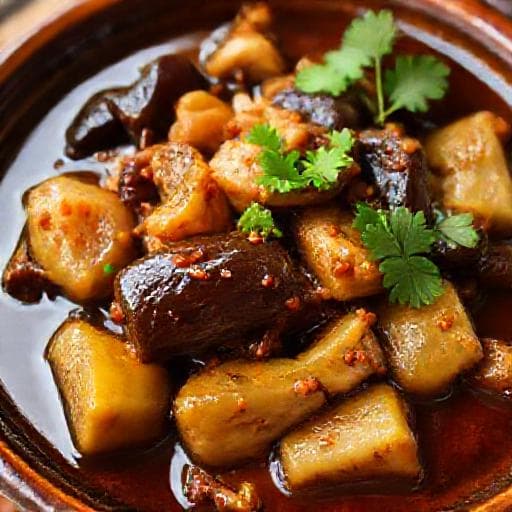 潮式茄子咸鱼煲