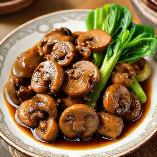 香菇扒菜胆