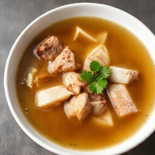 簡易蓮藕章魚豬骨湯