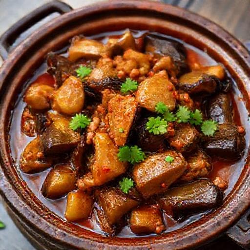 創意魚香茄子煲