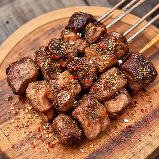 新疆风味孜然羊肉串