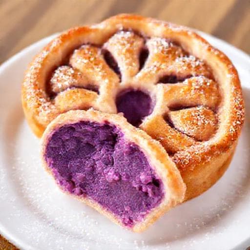 創意芋泥太陽餅