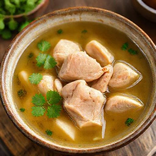經典蒜頭雞湯
