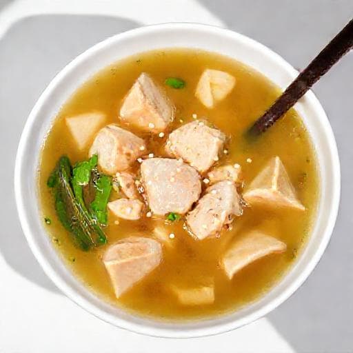 簡易蒜頭雞湯