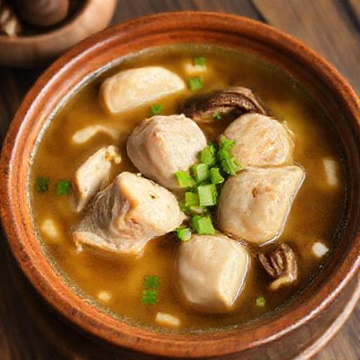 客家蒜頭雞湯