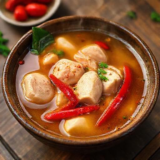 經典剝皮辣椒雞湯