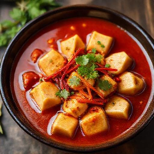 鱼香麻辣豆腐