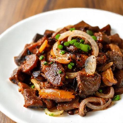 快手黑胡椒牛柳