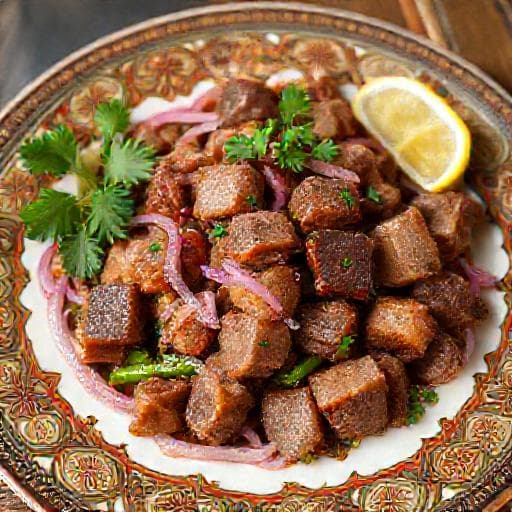 Kuzu Ciğer Kavurma (Arnavut Ciğeri)