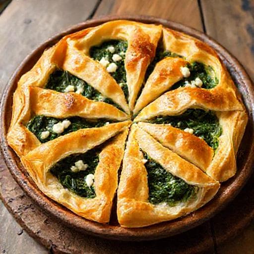Klasik Ispanaklı Börek