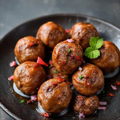 Baharatlı Kadınbudu Köfte (Acı Biberli)