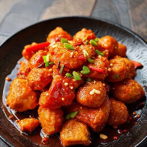 매콤 마늘 마늘치킨