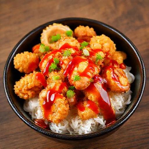 매콤 낙지 텐동