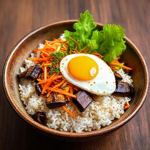 매콤 가지밥 비빔밥