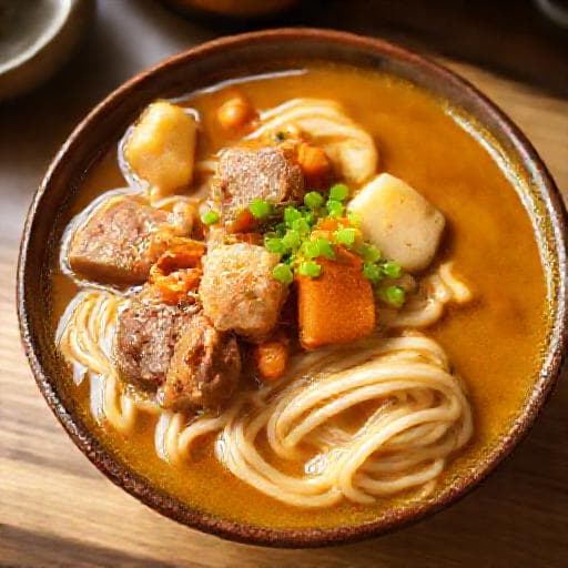 정통 카레우동