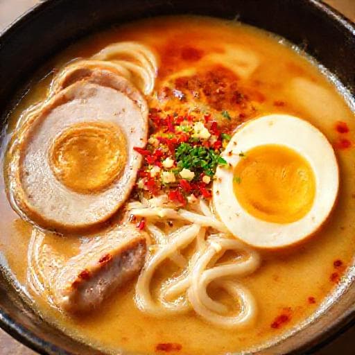 매콤 마늘 돈코츠 라멘