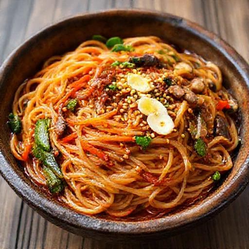 전통 비빔당면