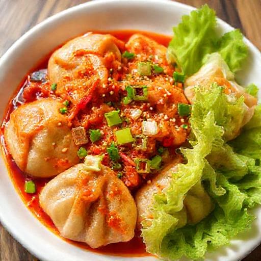 전통 비빔만두