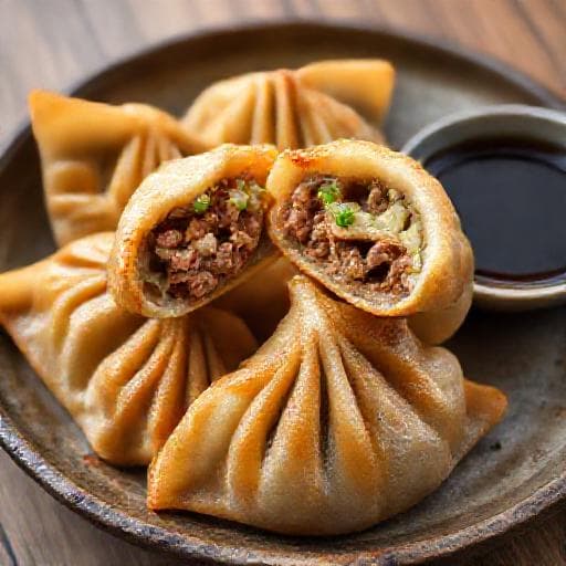 전통 군만두