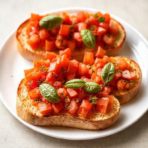 간단 토마토 브루스케타